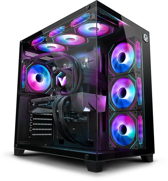 Vibox IV-353 Game PC • AMD Ryzen 7 5700X 4,6 GHz • AMD Radeon RX 9070 XT 16 GB • 32 GB RAM • 1 TB NVMe M.2 SSD • 700W PSU • Windows 11 • WiFi