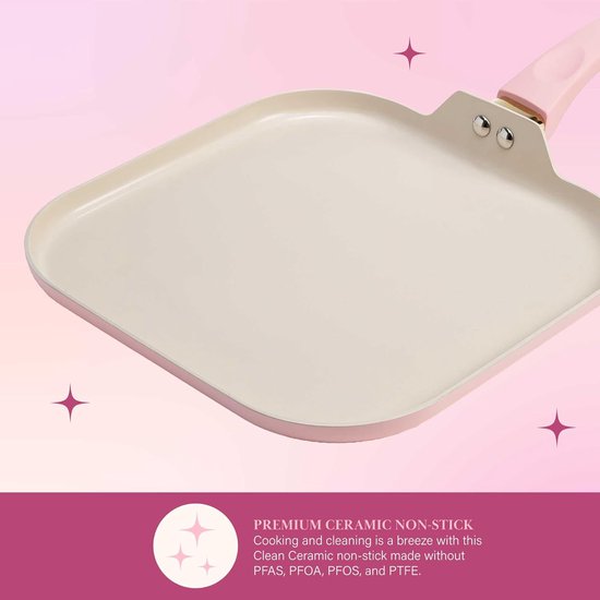 Juego de Utensilios de Cocina de Aluminio Forjado Premium con Interior Antiadher