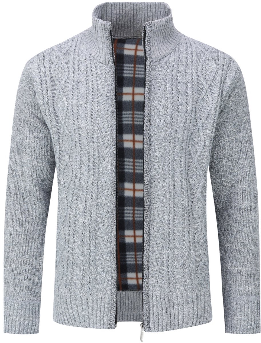 Allthemen Heren Trui Met Staande Kraag - Warme Vest - S
