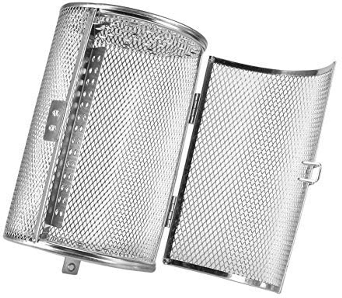 Roestvrijstalen Grill- en Bakmand voor Noten en Gedroogd Fruit 12 x 18cm