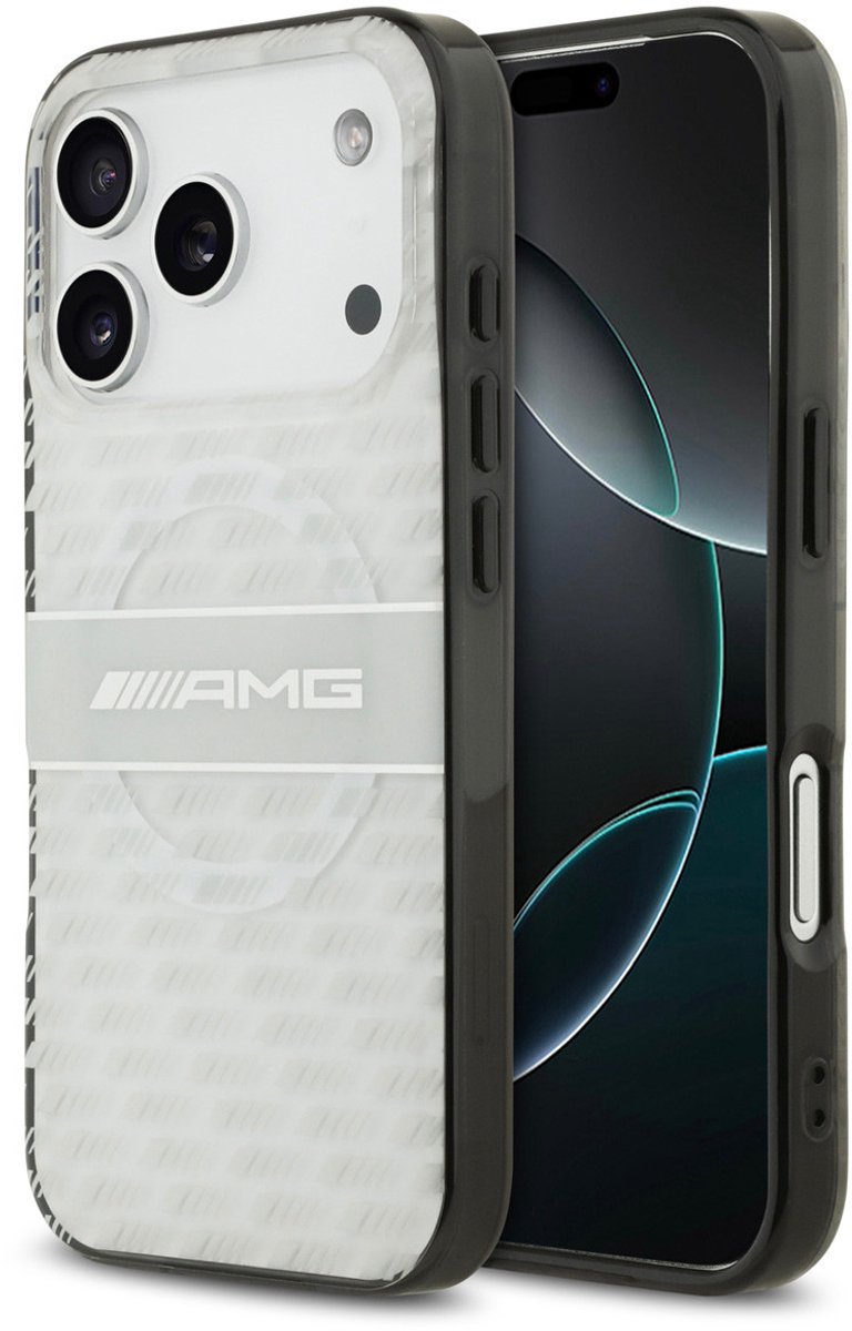 AMG Back Cover - iPhone 17 Pro - Wit - MagSafe - Schokabsorberend TPU/PC