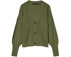 VERO MODA - VMLEA LS V-NECK CUFF CARDIGAN NOOS Dames Trui