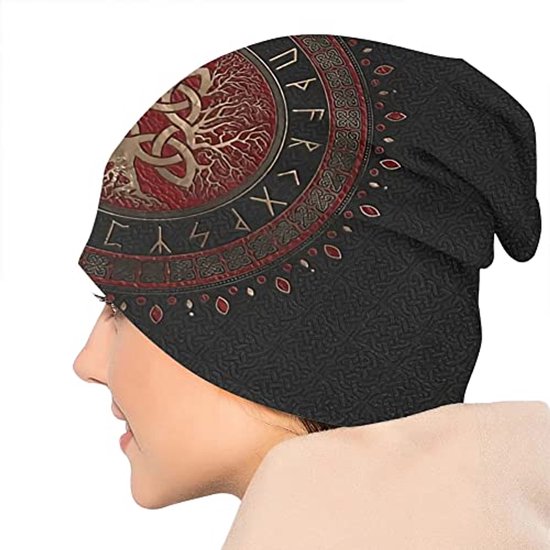 XRDSS Unisex Goggle Beanie Gebreide Winter Chunky Beanie Hoed, Zwart, Eén Maat
