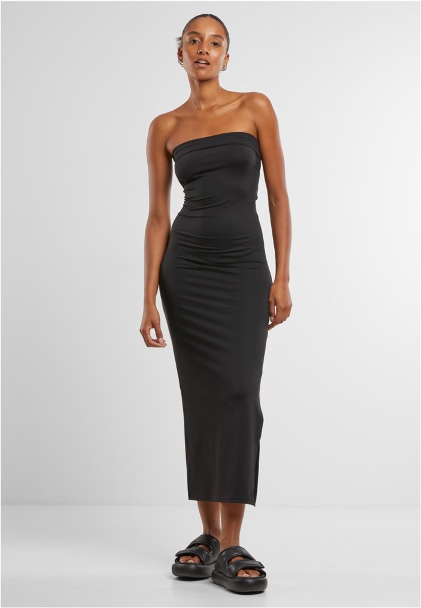 Urban Classics Midi-jurk Dames Midi-jurk – M Zwart