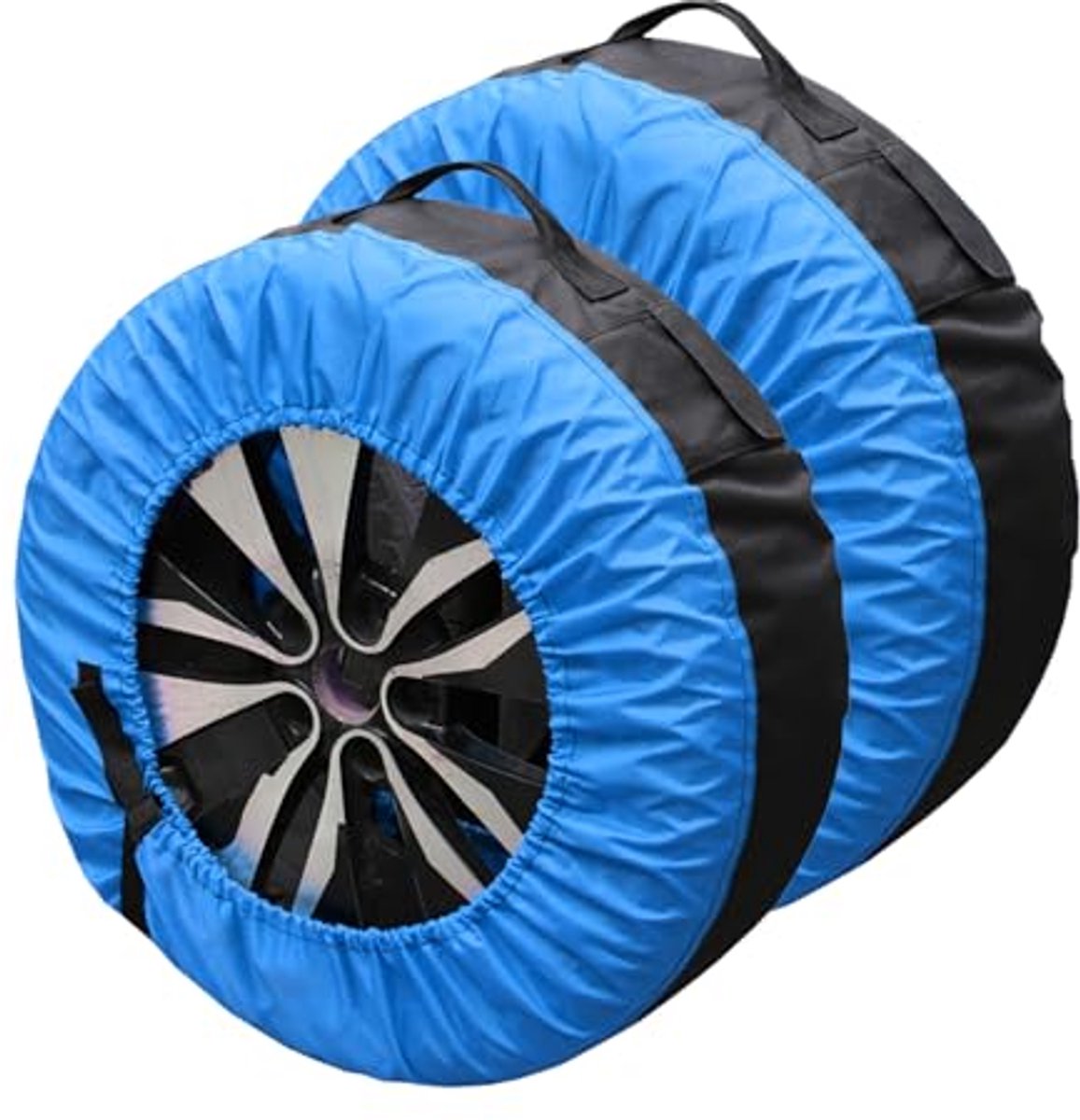 Universele Waterdichte Bandhoes voor Auto - 2 Stuks - Verstevigde Klittenbandsluiting - Geschikt voor 15-19 Inch Banden
