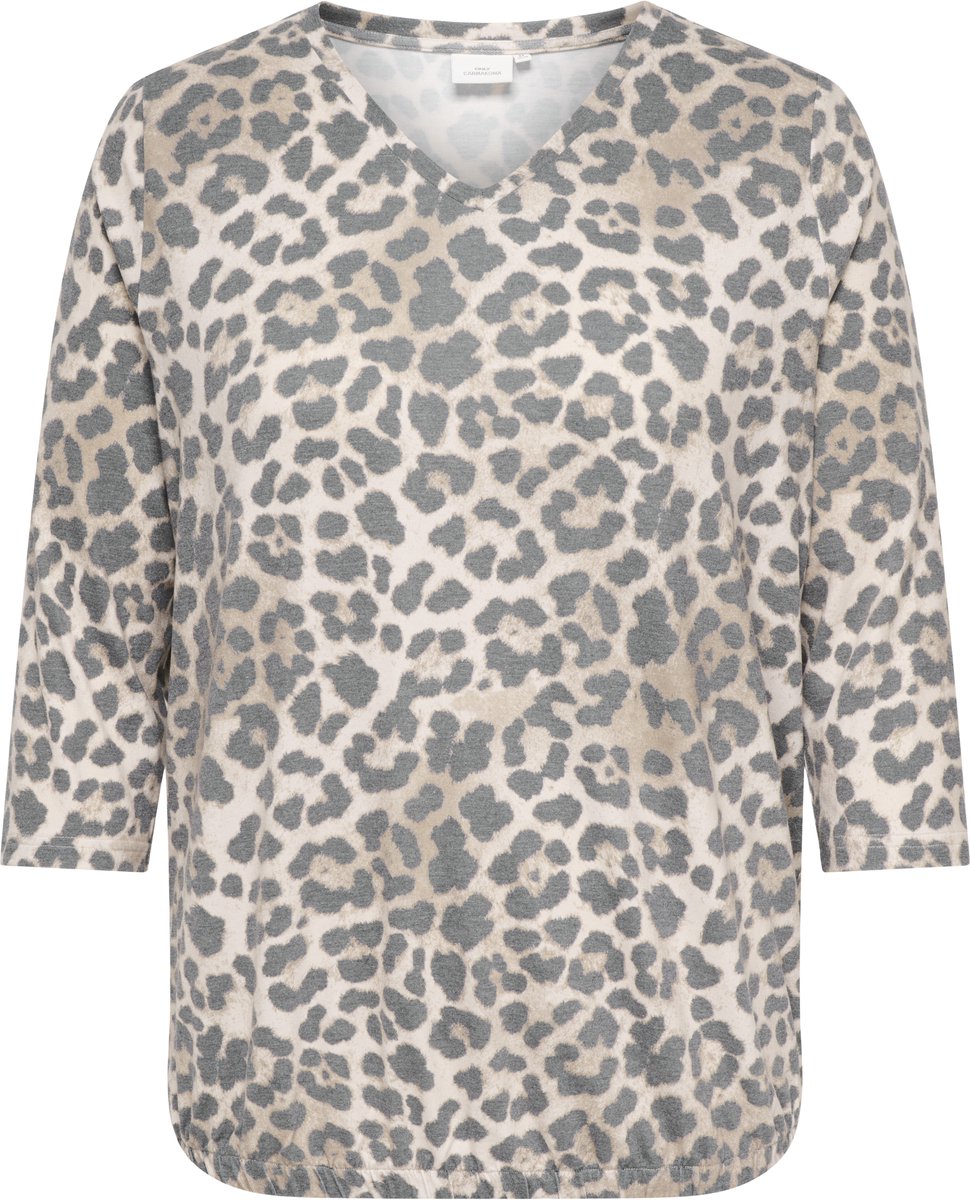 ONLY CARMAKOMA - CARDINA 3/4 SL V-NECK TOP JRS - Meisjes - Lange mouwen shirts