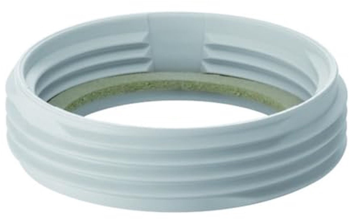 Adapter voor sifon van kunststof - verloopstuk 1 1/2 naar 1 1/4, ruimtebesparend