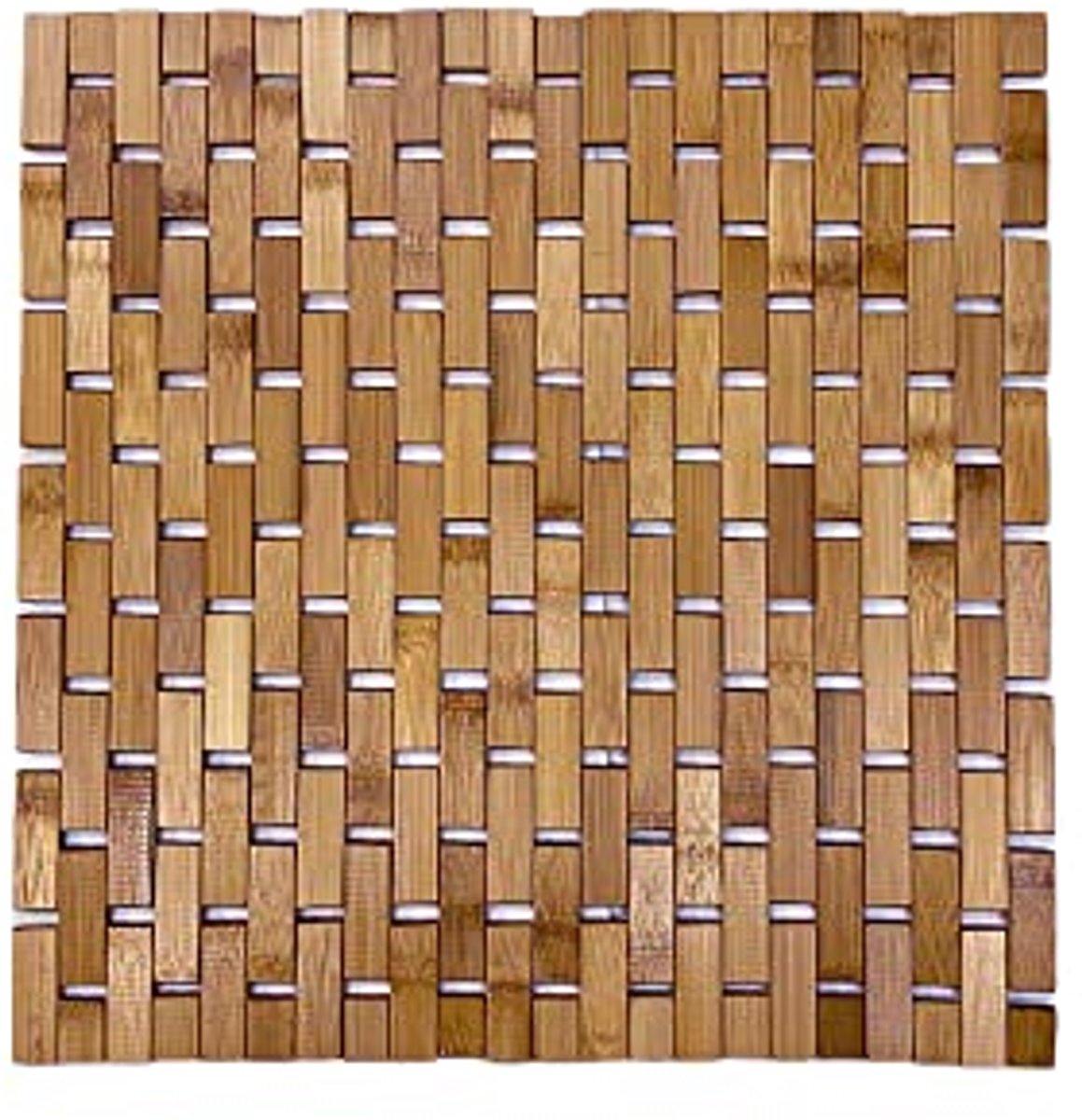 Bamboe Douchedeur Tapijt – Opvouwbaar Antislip Badmat 45x45 cm