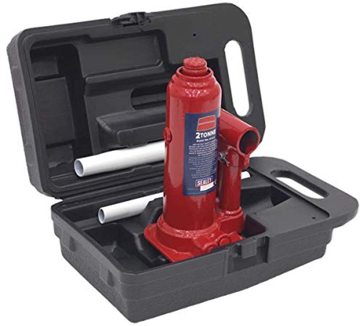 Flessenkrik 2 ton met opbergkoffer