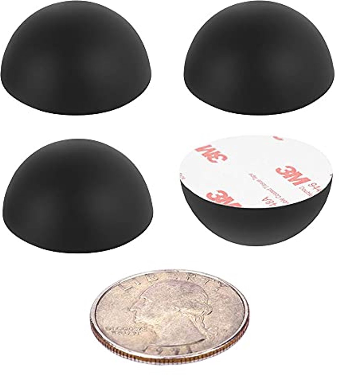 50 Stuks Rubber Voetjes voor Luidsprekers - Geluidsdemping en Vloerschade Bescherming