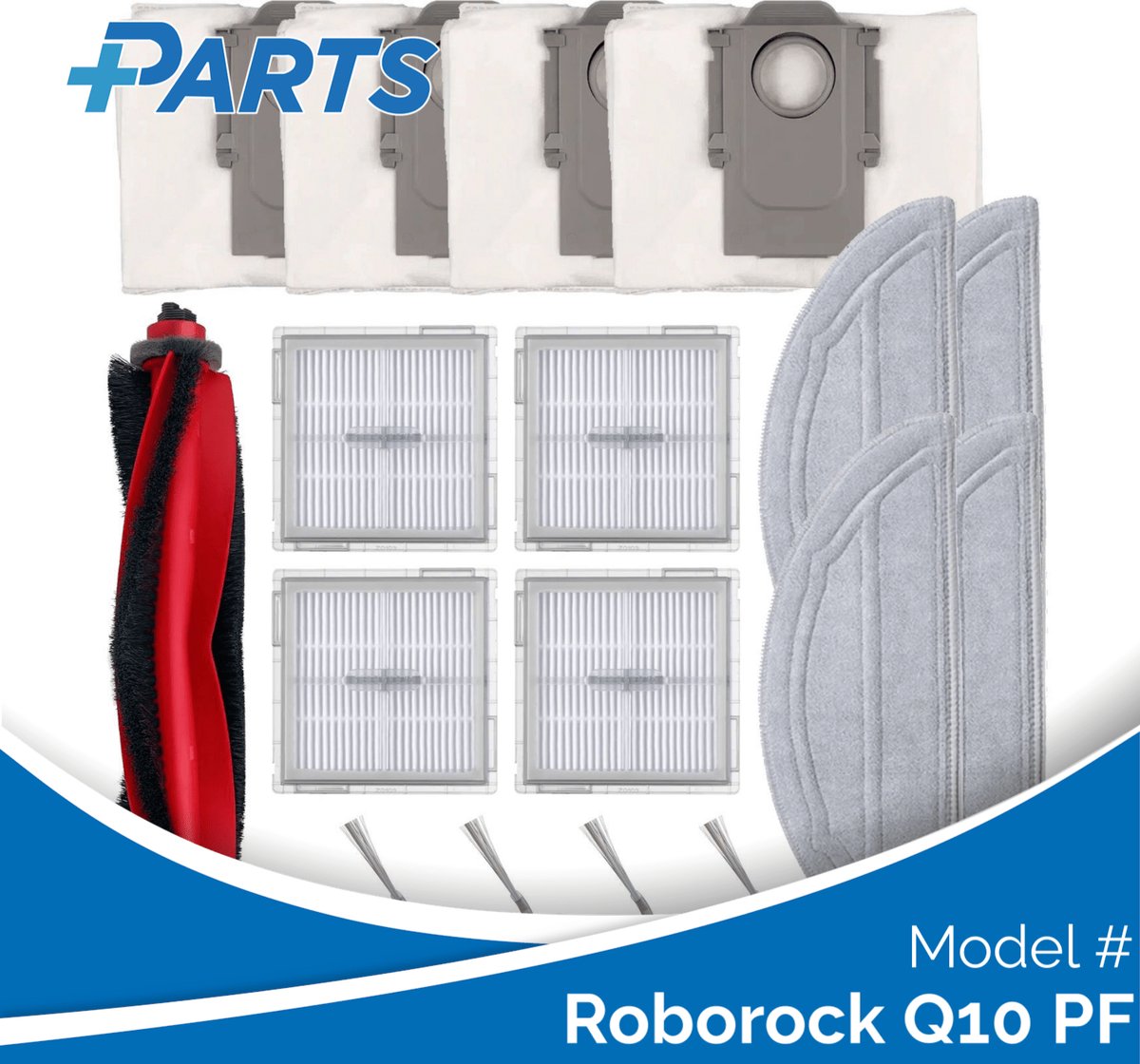 Roborock Q10 PF Onderhoudsset (Plus.Parts® alternatief voor Q10 MAINTENANCE SET)
