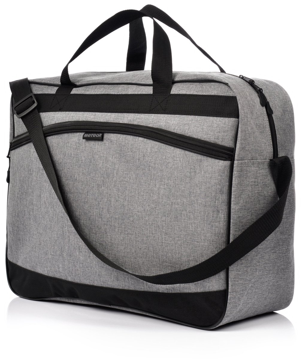 Meteor Arwan - Fitness tas - Sportuitrusting - Ideaal voor sportschool en training - Grijze Melange