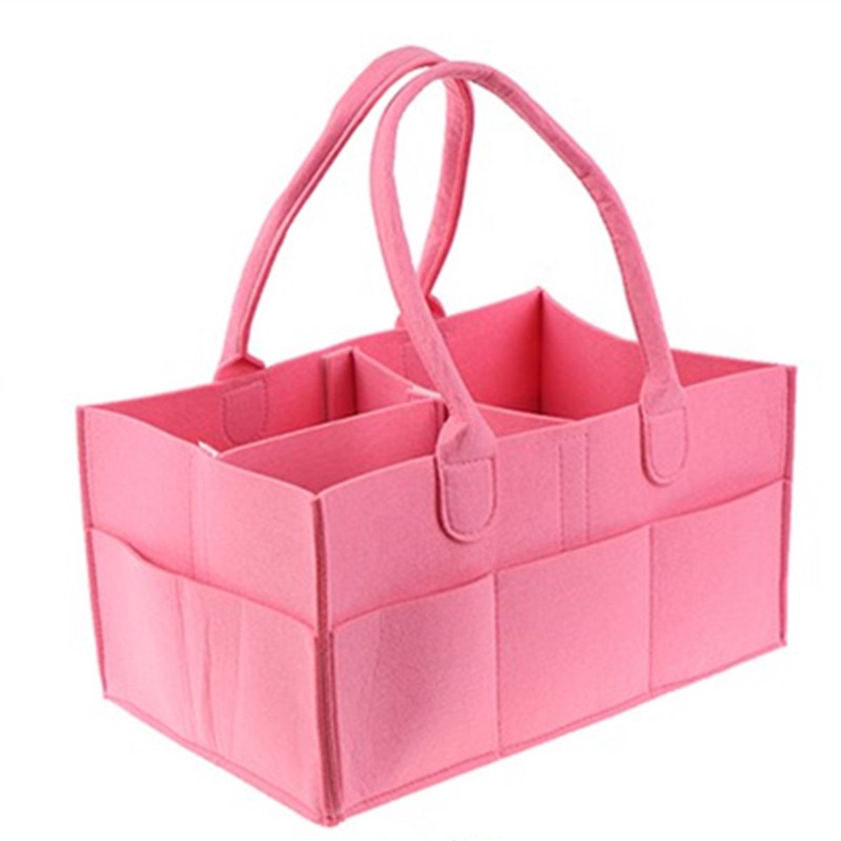 Babyluiertas - Multifunctionele opbergtas voor accessoires -36*25*18cm-Roze