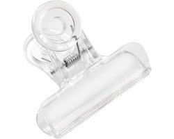 Mini Transparante Plastic Doorzichtige Clips, Plastic Voedsel Snack Afdichtingsclip Lange Staart Klemmen, Bindmiddel, Fotoclips, Wasknijpers Clip Voor Koffie, Voedselzakken, Foto(L,50mm)