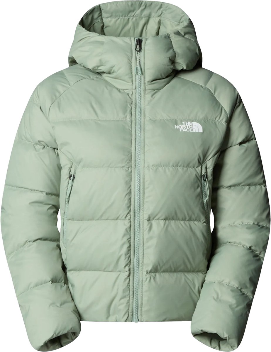 The North Face W Hyalite Down Hoodie Warme Donsjas met Stijlvolle Capuchon voor Kou en Comfort Veelkleurig