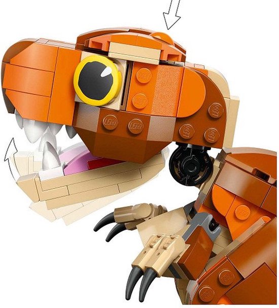 LEGO Jurassic World Kleine Eetster: T. rex dinoset - 76967 | bol