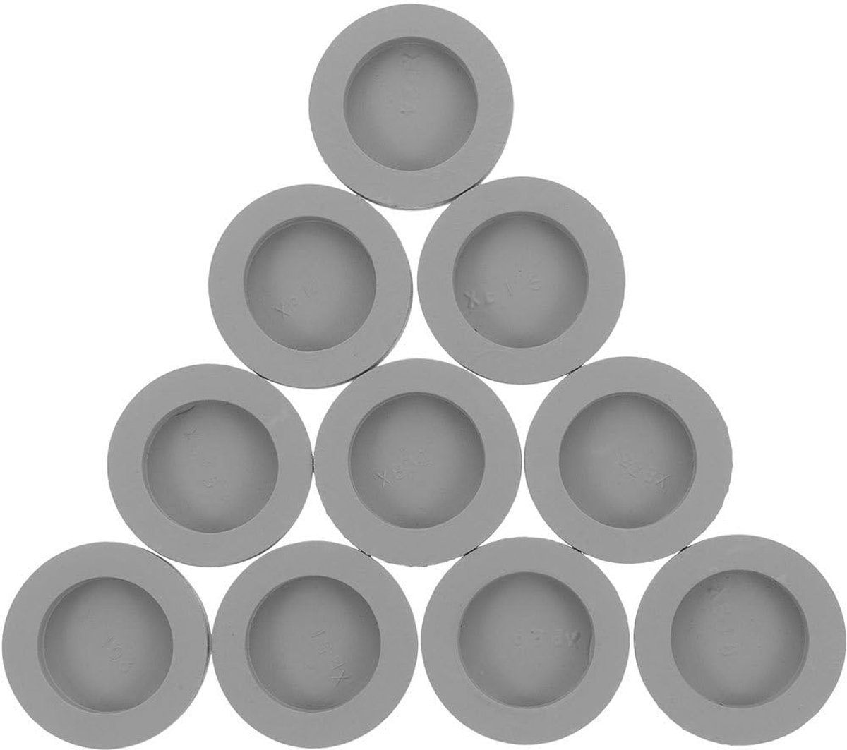 Pack of 15 Bumper Caps Rubber Caps Drip Free for Air Conditioning Hole Plug Inserts Exhaust Plug Outdoor Unit Condensate Rubber for Erasing