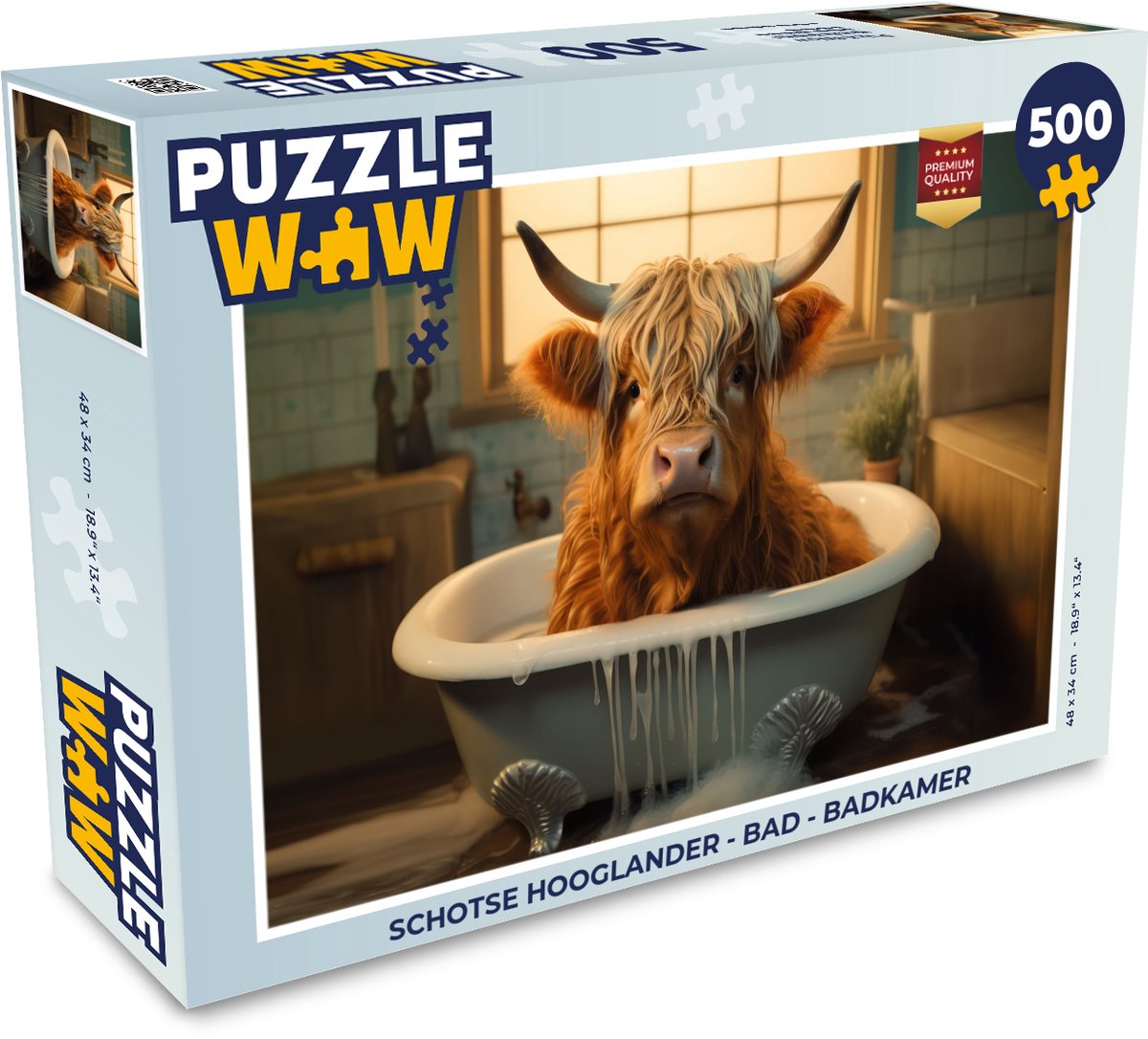 Schotse hooglander - Bad - Badkamer
