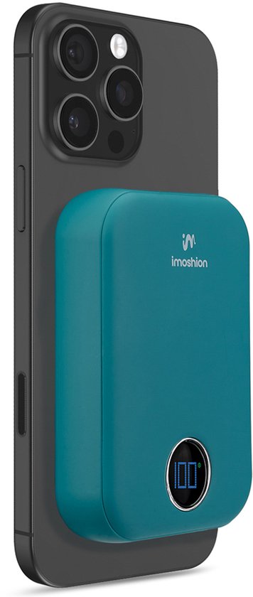 imoshion Draadloze Powerbank 10000 mAh Groen 22.5W Snellader - imoshion - €27,59