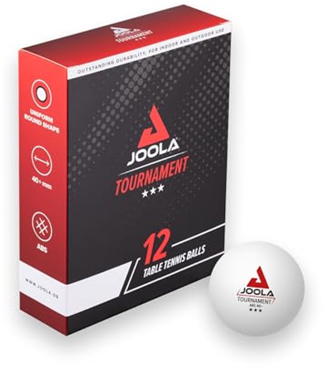 Tafeltennisballen 40+ voor volwassenen - Wit - Unisex