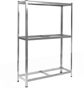 Etagère à Pneus Monstershop Acier Bleu - Rangement Garage 180x40x185 Cm - Capacité 450kg