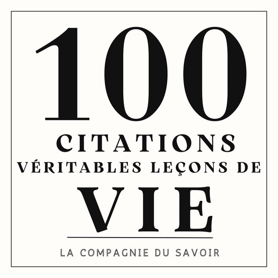 100 citations Lecons de vie - cover