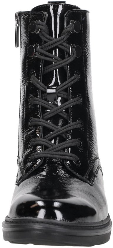 Tamaris Bottes à lacets à lacets Laque noir - Taille 37