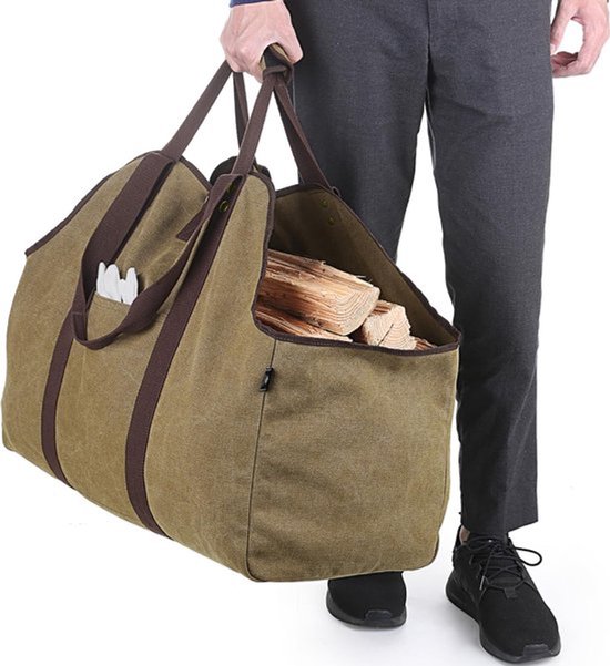 BasicList Extra grote canvas draagtas - grote herbruikbare boodschappen winkelen op zwaar werk berekend opvouwbaar, 01-wit, X-Large