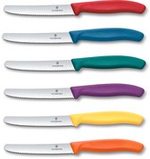 Set de couteaux Victorinox Swiss Classic Tomato - 11cm - 6 pièces - Multicolore