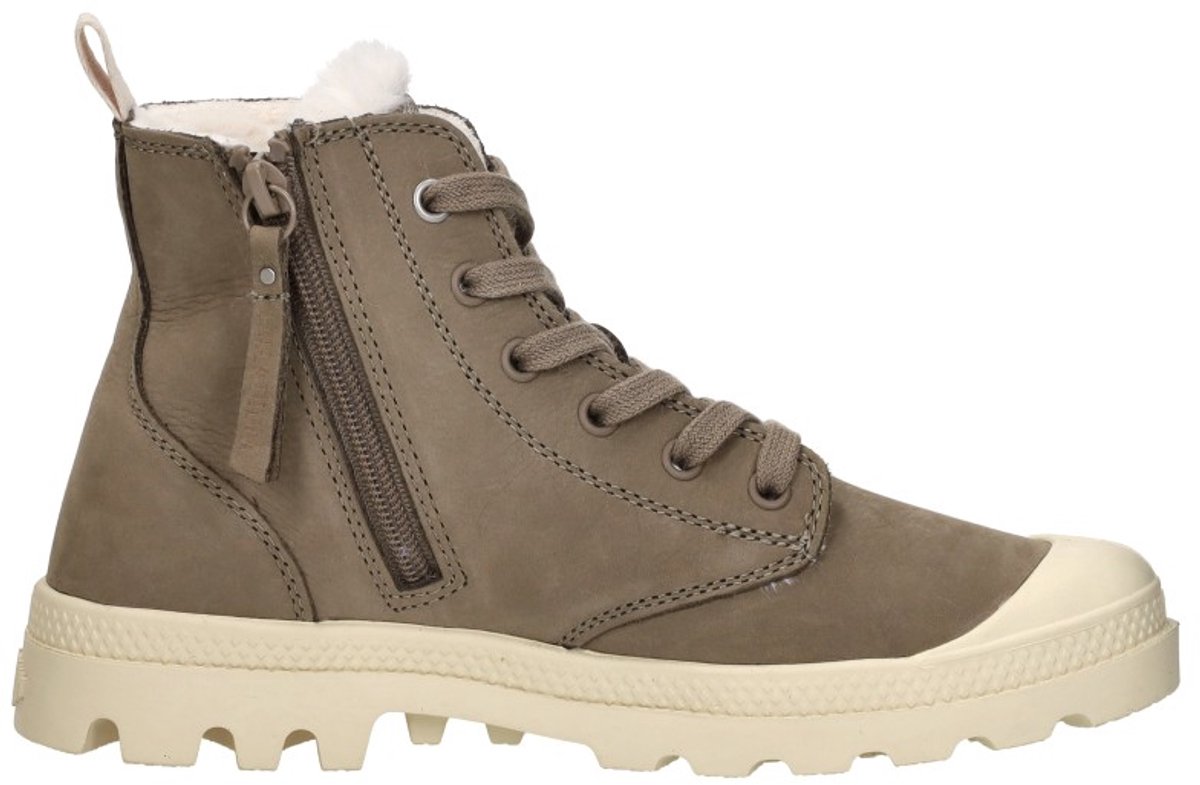 Palladium Pampa Hi Zip WL Wandelschoenen Dames Bruin