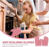DOITOOL Kinderhandschoenen koken kinderovenwanten hittebestendige magnetron mitts kinderovenhandschoenen bakhandschoenen voor het koken kinderen gebruiksvoorwerpen kinderen snijden