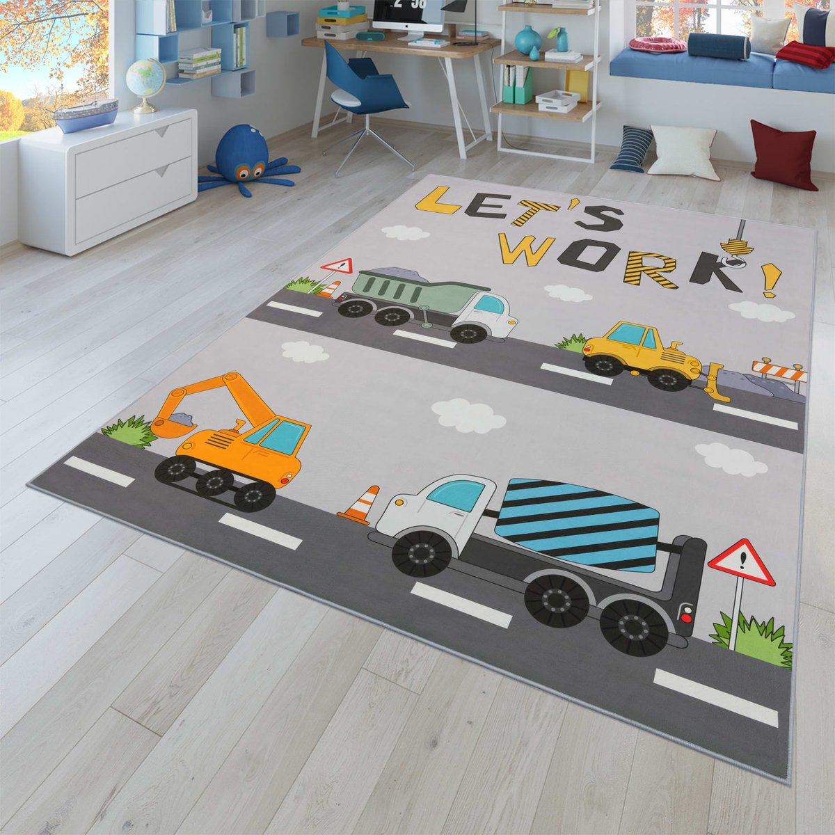 Kinderkamertapijt tapijt jongen meisje kinderkamertapijt baby antislip straat