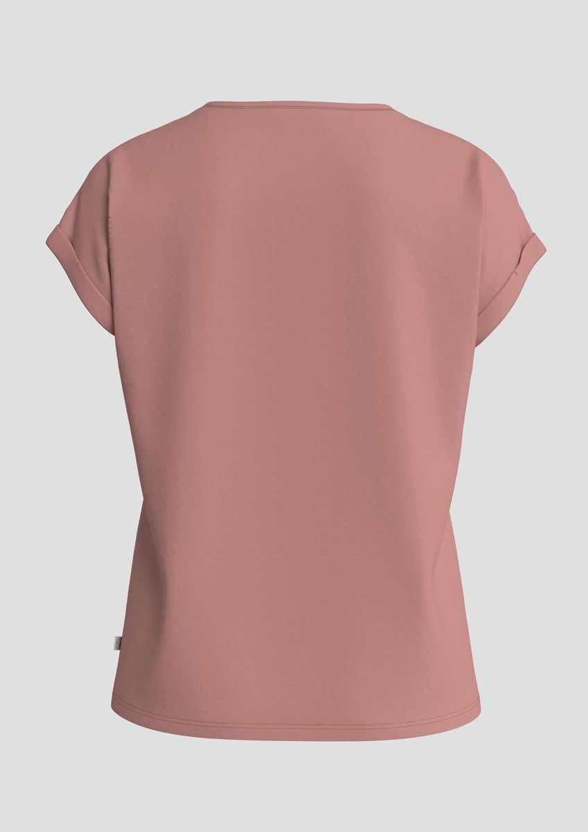 Q/S designed by - Dames t-shirt - Maat M - Vrouwen - Roze - Lyocell