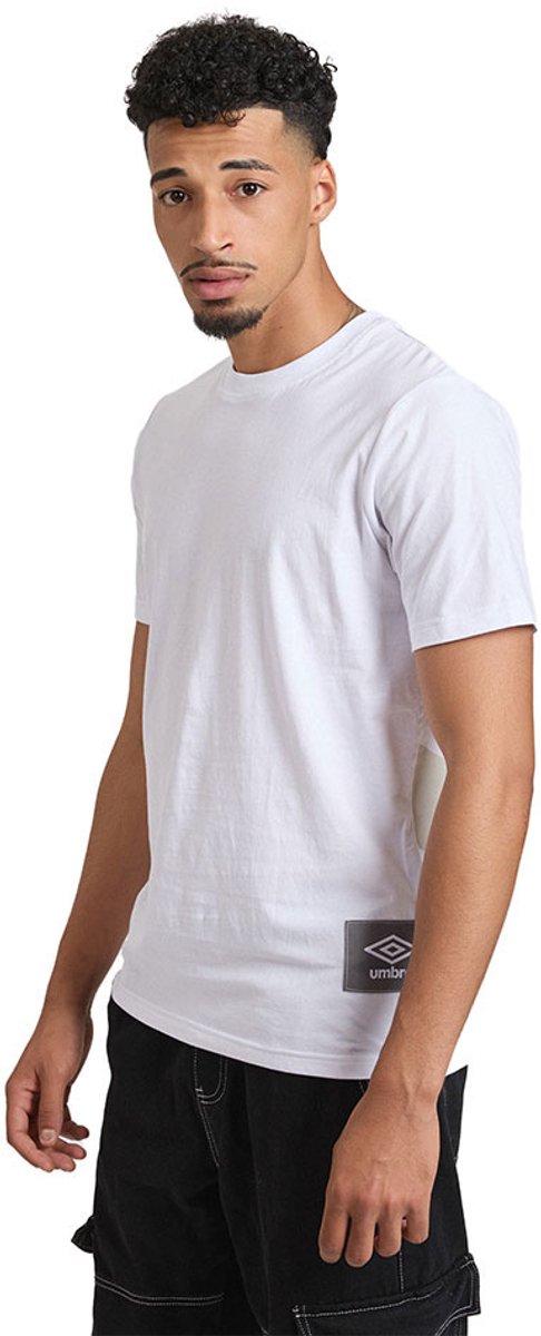 Umbro Peipus T-shirt Met Korte Mouwen Wit S Man