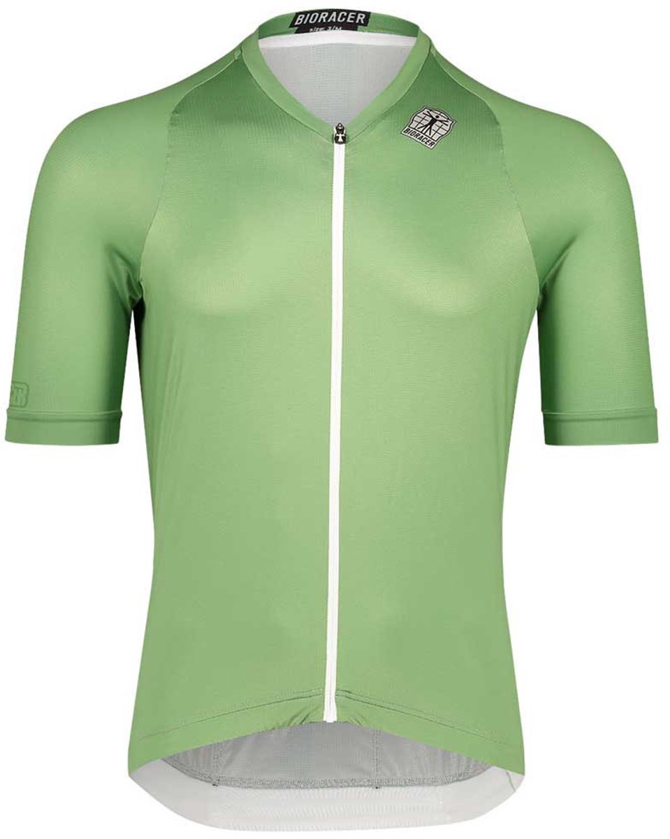 Bioracer Icon Metalix Korte Mouw Wielertrui Groen M Man