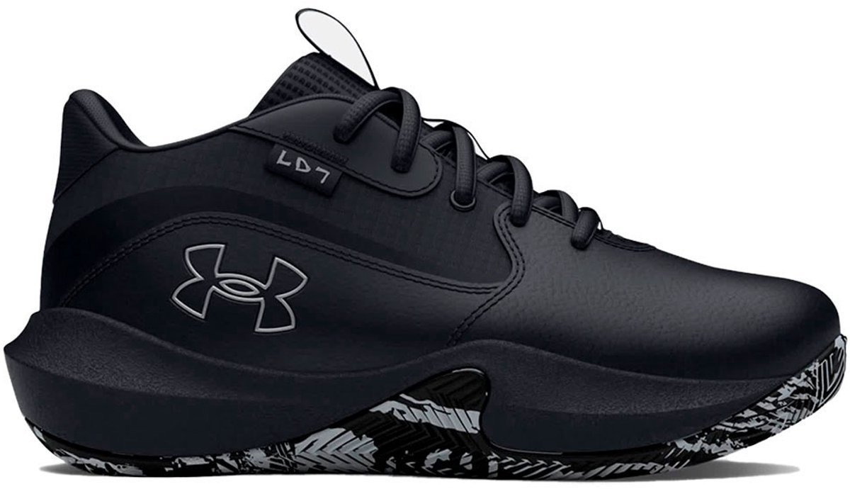 Under Armour Lockdown 7 Junior Basketbalschoenen Zwart 1 2