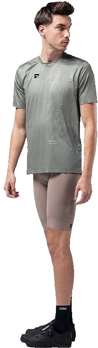 Gobik Tech T-shirt Met Korte Mouwen Man Cedar Check