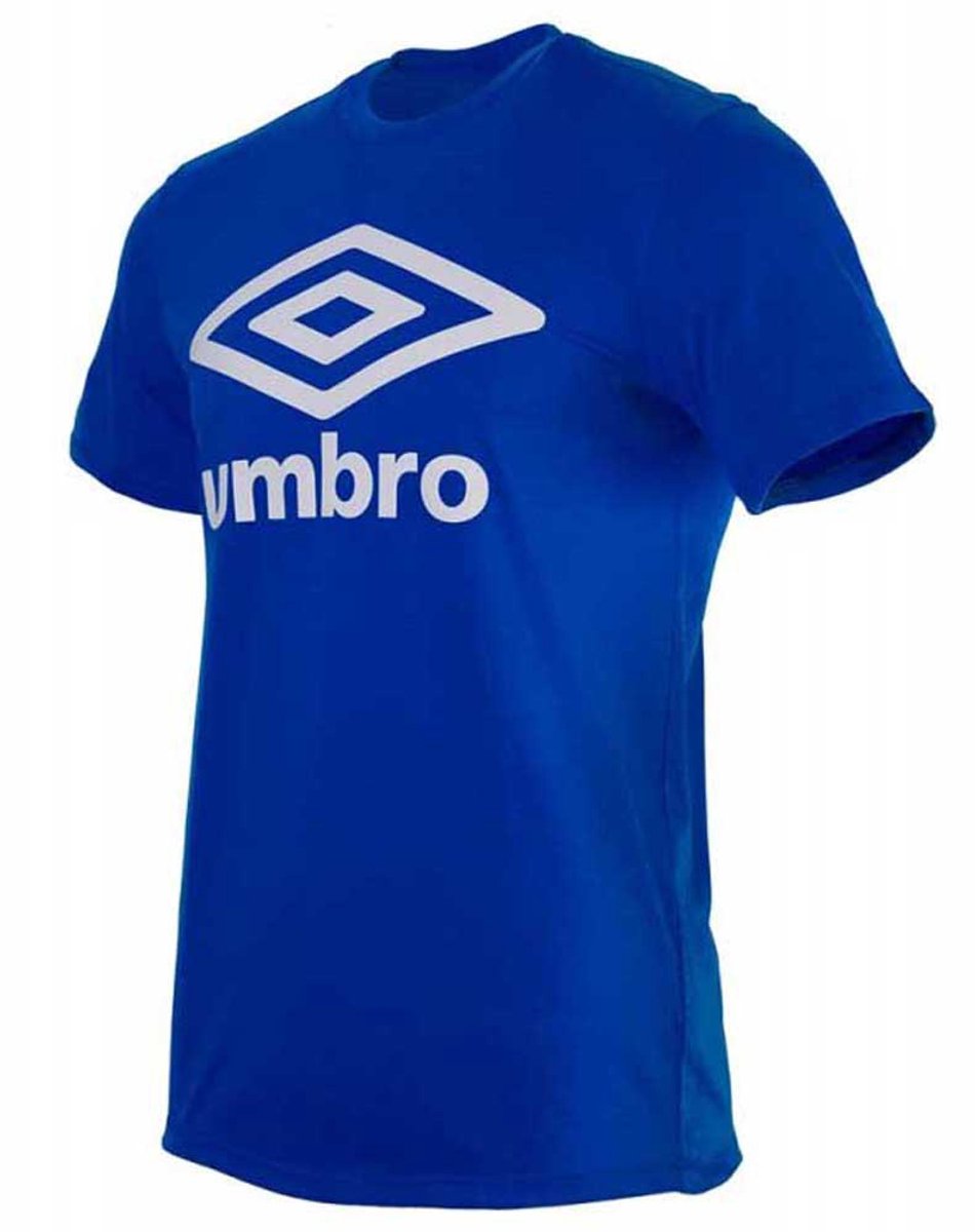 Umbro Football Wardrobe Large Logo T-shirt Met Korte Mouwen Blauw M Man