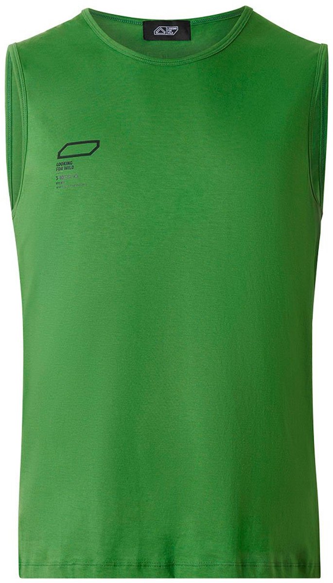 Looking For Wild Tank Top Mouwloos T-shirt Groen XL Man