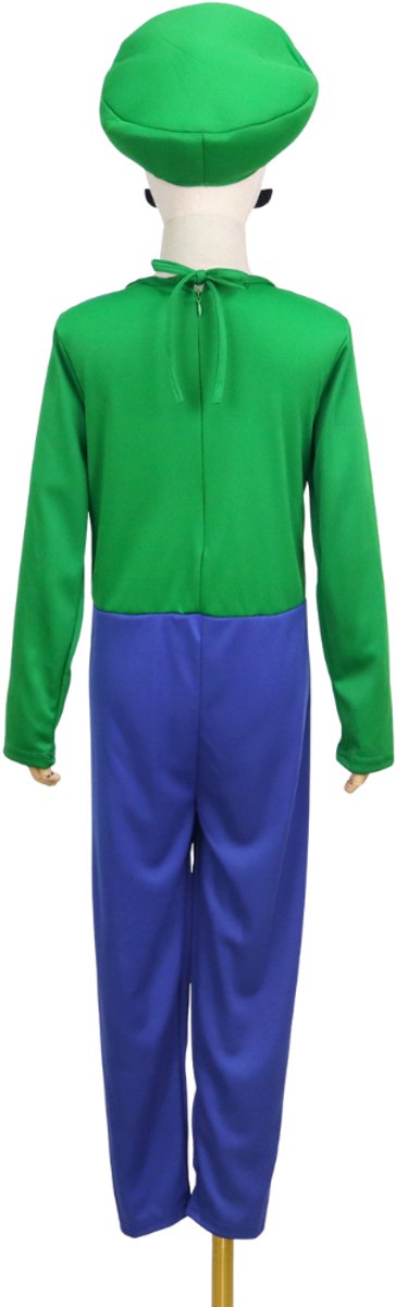 Joya Kids® Loodgieter Verkleedpak Kind | Inclusief Pet & Snor | Super Verkleedkleding voor Jongens & Meisjes | Stretch Jumpsuit Carnaval & Halloween | — afbeelding 13