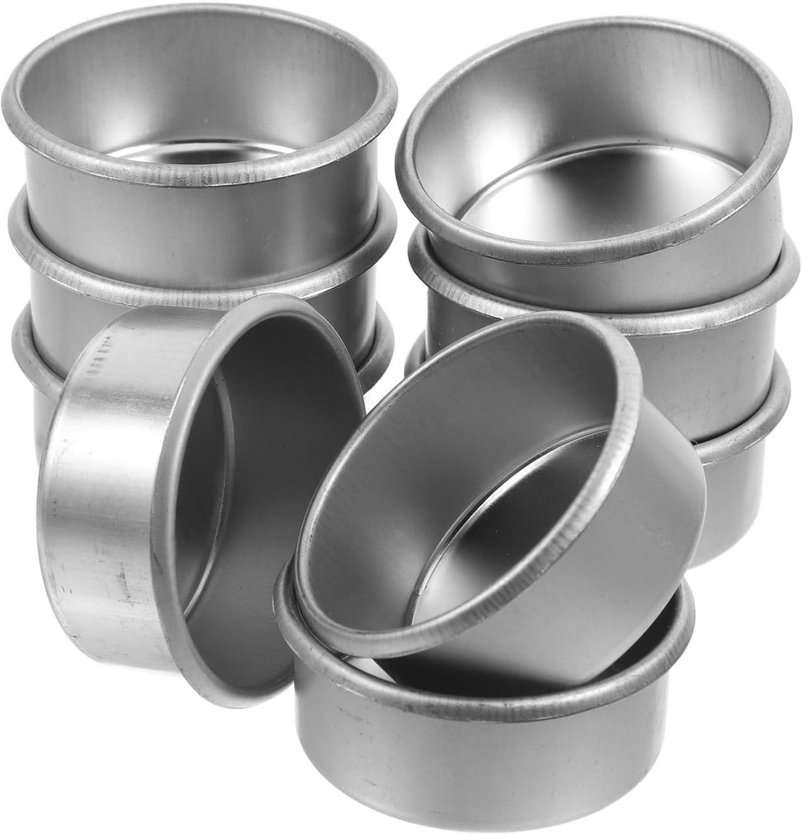 Ibenzoa Metalen zilverkleurige theelichthouders voor sfeervolle decoratie en ambiance