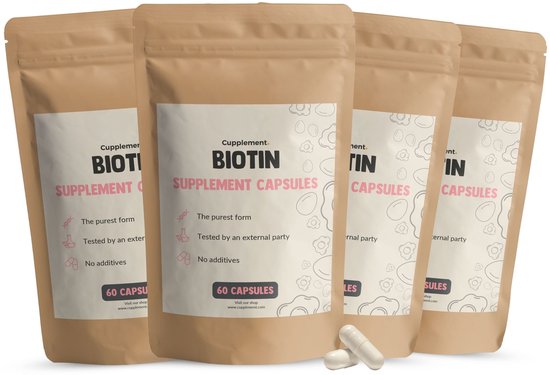 Cupplement® - Biotine (Vitamine B8) Capsules 10.000 mcg Multipack 240
