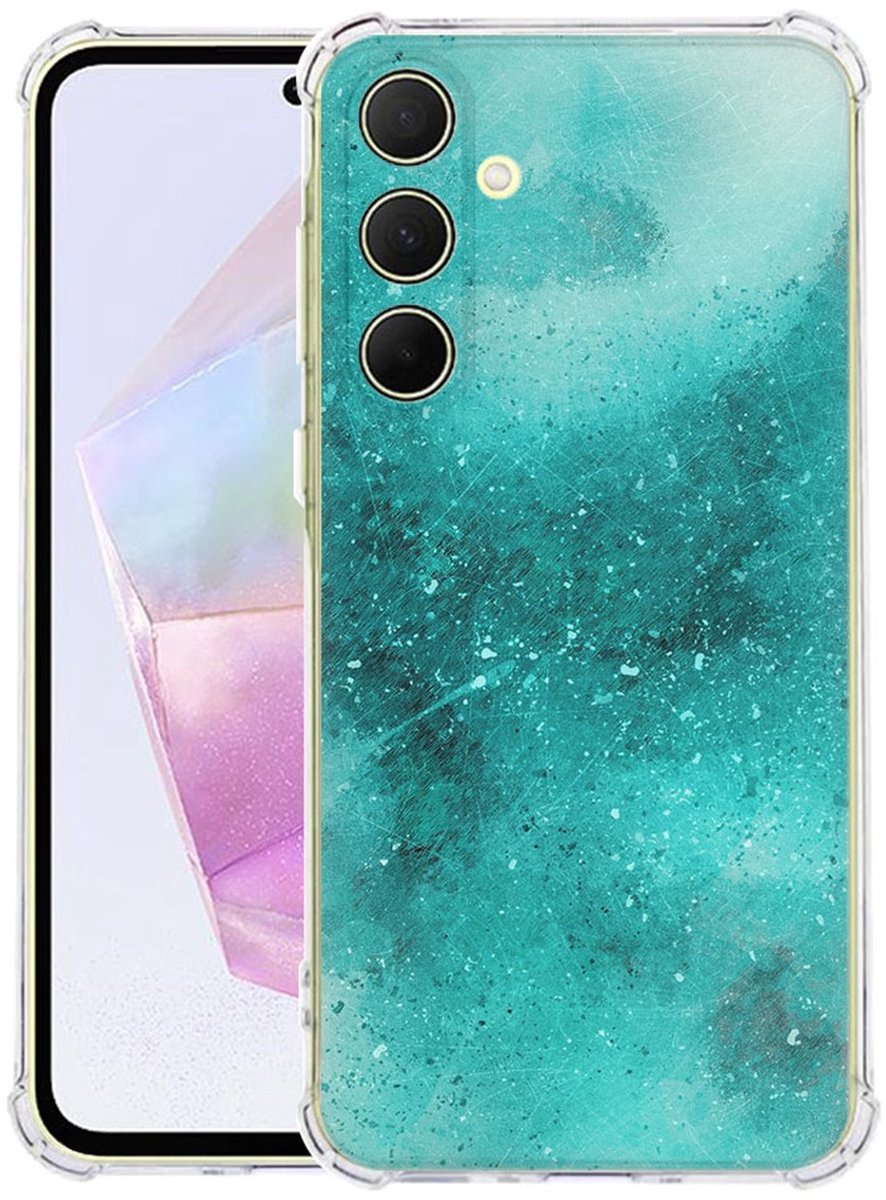 Samsung Galaxy A56 Hoesje - Painting Blue TPU Antishock