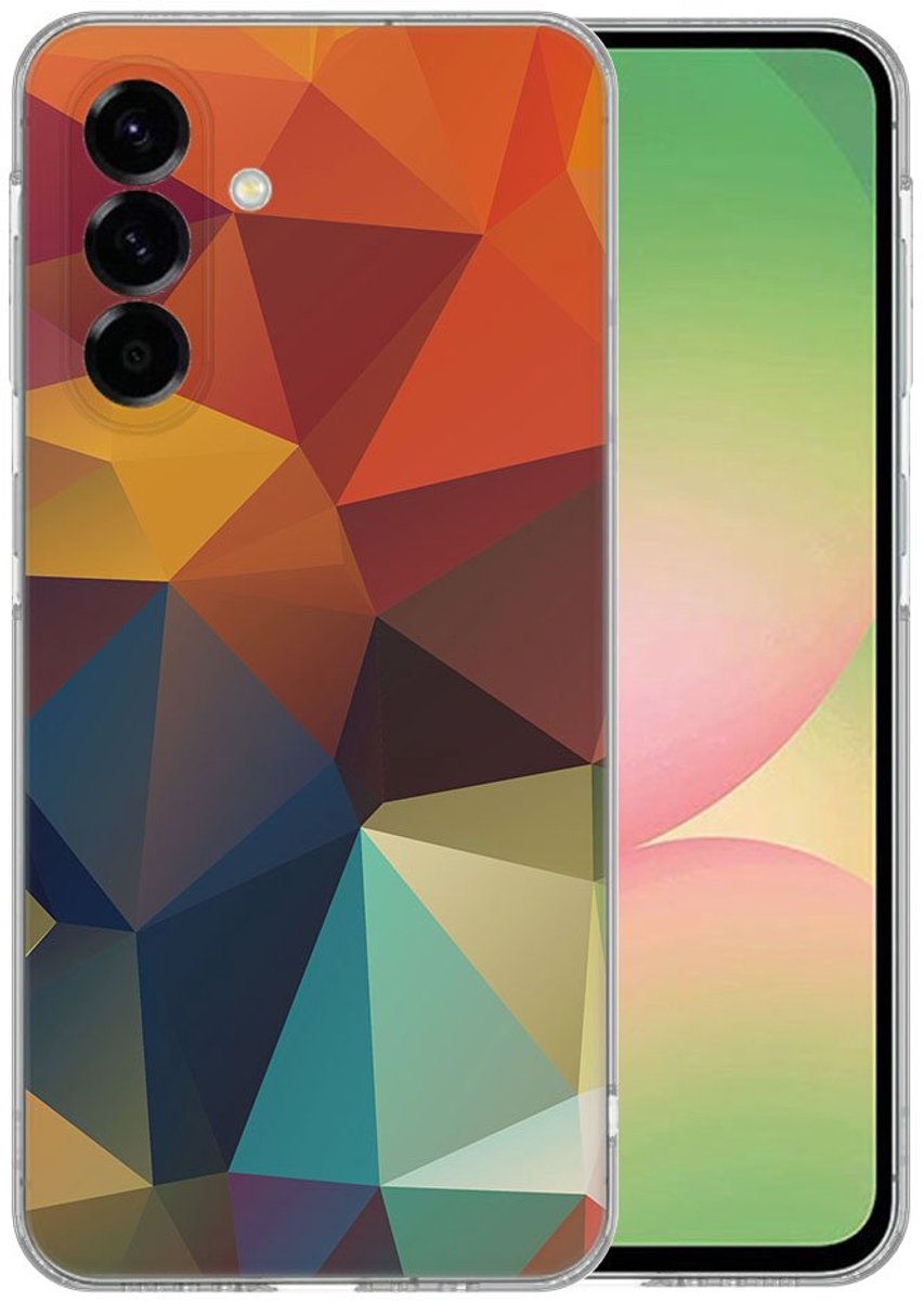 TPU Hoesje Samsung Galaxy A56 - Polygon Color Backcover