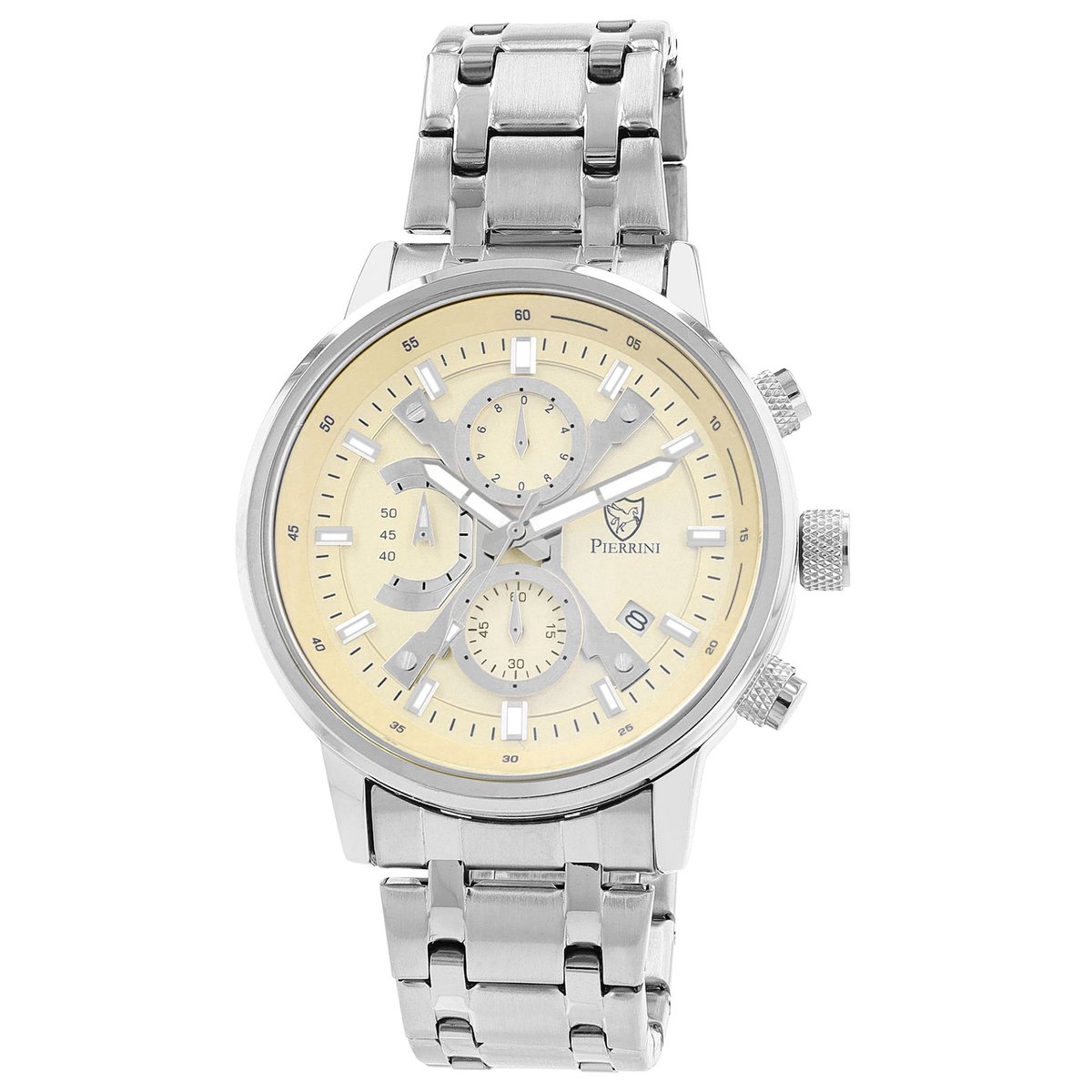 Pierrini - Heren Horloge 2800123 - Zilver