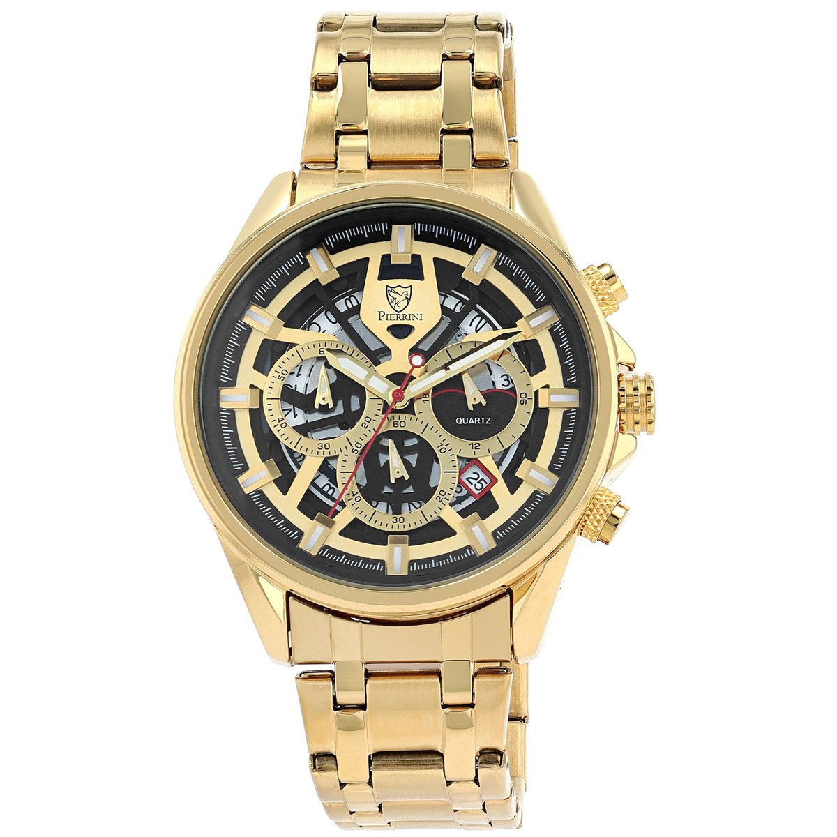 Pierrini - Heren Horloge 2800124 - Goud