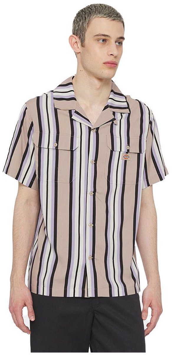 Dickies Forest Overhemd Met Korte Mouwen S Man Sand Stone