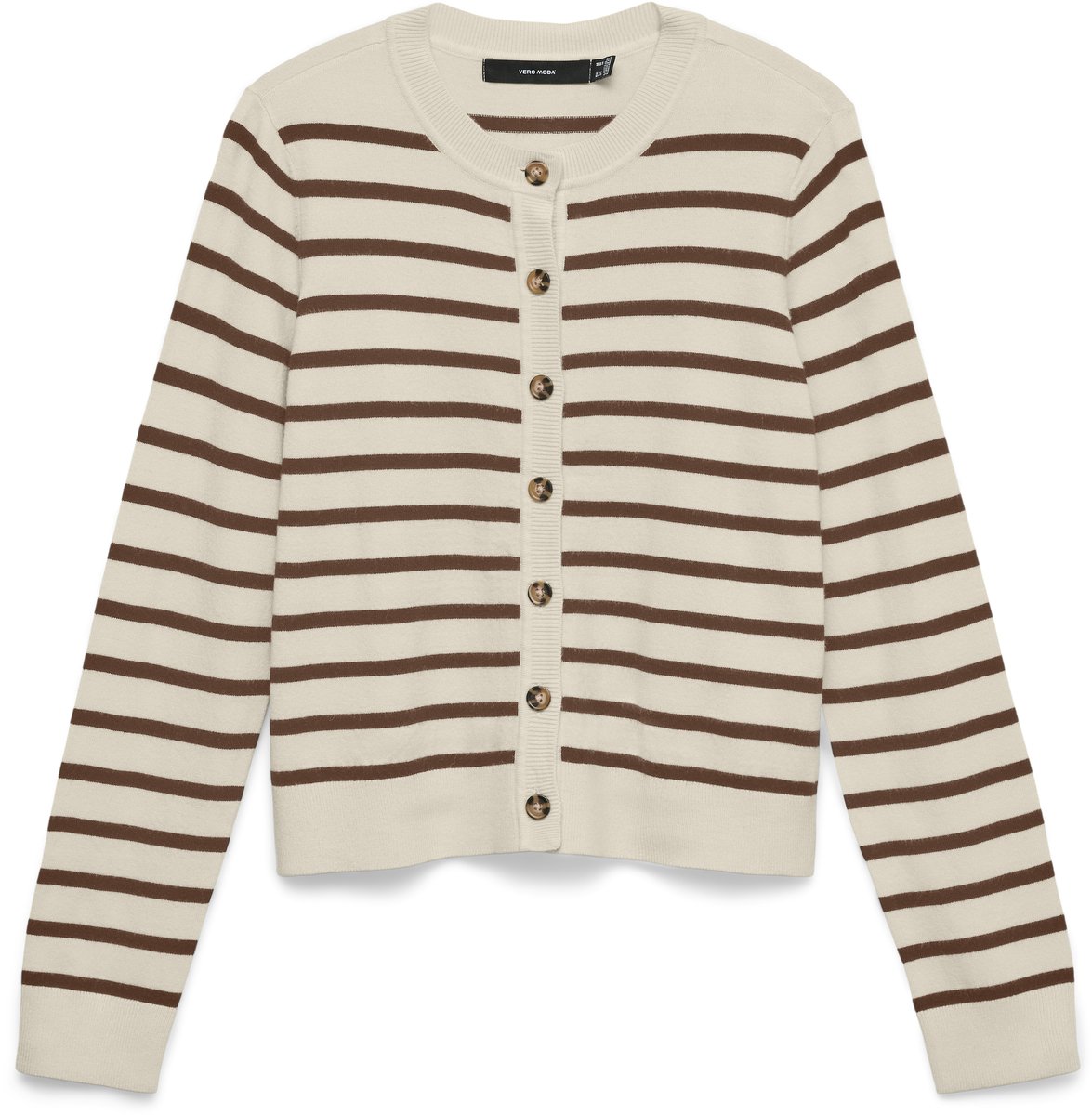 VERO MODA - VMSABA PLAIN LS O-NECK CARDIGAN NOOS - Dames - Cardigans