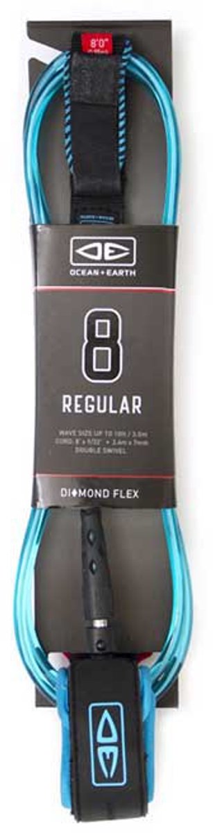 Ocean & Earth Regular Diamond Flexmoulded Surflijn Blauw 8´0´´