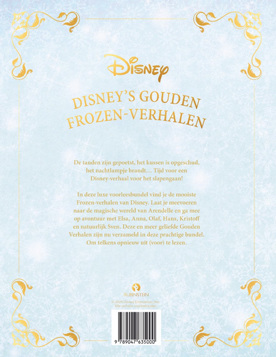 Disney - Disney's Gouden Frozen-verhalen - back cover